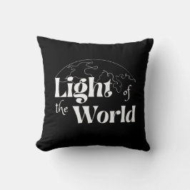 Light of the World Inspirational Christmas Kussen