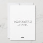 Light of the World Snowy Religious Family Photo Feestdagenkaart (Achterkant)