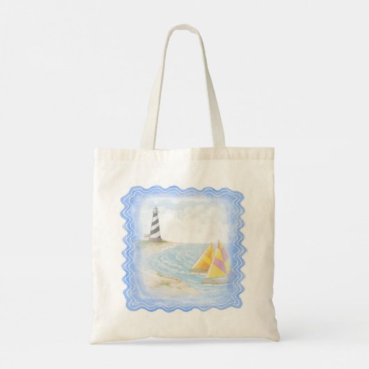 Light One Lighthouse canvas tas (Achterkant)