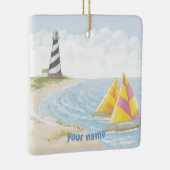 Light One Lighthouse Keramisch Ornament (Rechts)