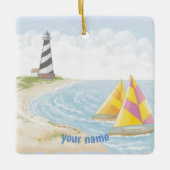 Light One Lighthouse Keramisch Ornament (Voorkant)