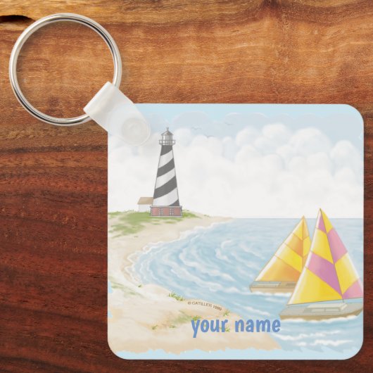 Light One Lighthouse sleutelhanger (Voorkant)