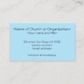 Light One Love Religness Card Visitekaartje (Achterkant)