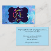 Light One Love Religness Card Visitekaartje (Voorkant / Achterkant)