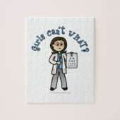Light Optometrist Girl Legpuzzel (Verticaal)