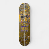 Light Orange PCB Circuit Board Design for IT Pros Persoonlijk Skateboard (Voorkant)