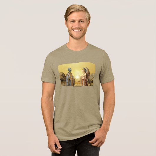 Light Orb Encounter - Tri-Blend Shirt (Voorkant volledig)