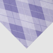 Light Paars Lavender Lila Argyle Patroon Tissuepapier (Detail)