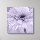 Light Paarse Gerber Daisy Canvas Afdruk (Voorkant)