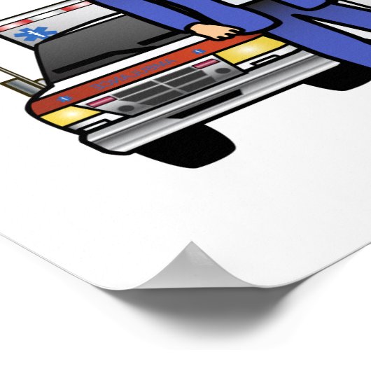 Light Paramedic Girl Poster (Hoek)