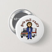 Light Paramedic Girl Ronde Button 5,7 Cm (Voorkant /achterkant)