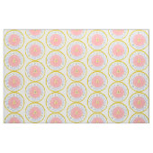 Light Passion Bloom Floral Medallion Bord Stof (Fat Quarter)