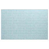 Light Pastel Blue Modern Round Squares Patroon Stof (Fat Quarter)