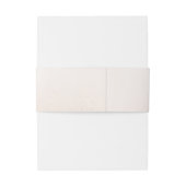 Light Pastel Cream Shades en Elegant Script Uitnodigingen Wikkel (Achterkant Voorbeeld)