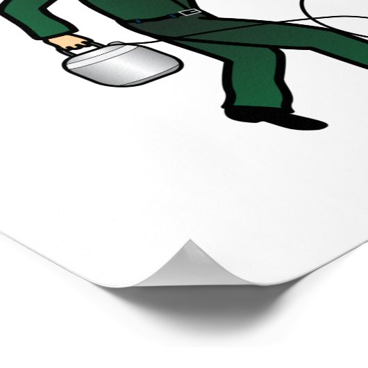 Light Pest Control Girl Poster (Hoek)