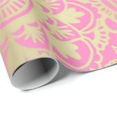 Light Pink and Gold Mandala Pattern Cadeaupapier (Rol Hoek)