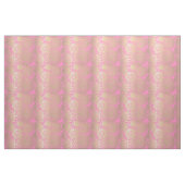 Light Pink and Gold Mandala Pattern Stof (Yard (91,4 cm))