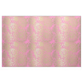 Light Pink and Gold Mandala Pattern Stof (Fat Quarter)