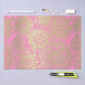 Light Pink and Gold Mandala Pattern Tissuepapier (Craft)