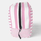 Light Pink and White Striped Toiletry Bag Toilettasje (Rechts)