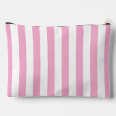 Light Pink and White Vertical Striped Etui (Achterkant)