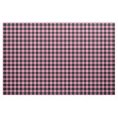 Light Pink & Black Gingham Plaid Stof (Fat Quarter)