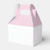 Light Pink Cross Christening Dank je wel Bedankdoosjes (Achterkant)