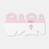 Light Pink Cross Christening Dank je wel Bedankdoosjes (Uitgevouwen)