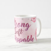 Light Pink Feminine Mug Koffiemok (Voorkant rechts)