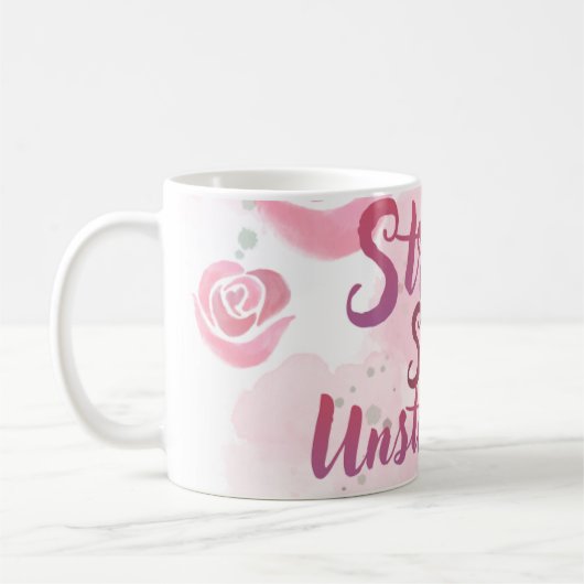 Light Pink Feminine Mug Koffiemok (Links)