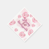 Light Pink Feminine Napkin Servet (Hoek)