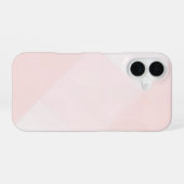 Light Pink Geometric Minimal iPhone Case 16 Hoesje (Achterkant horizontaal)