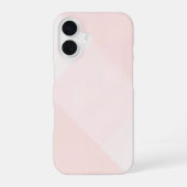 Light Pink Geometric Minimal iPhone Case iPhone 16 Hoesje (Achterkant)
