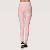 light pink leggings with tie-dye design (Achterkant)