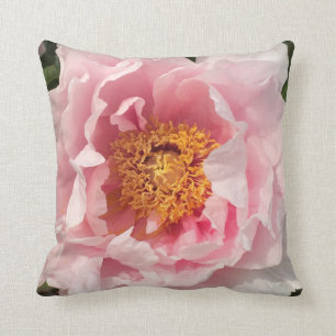 Light Pink Peony Pillow Kussen