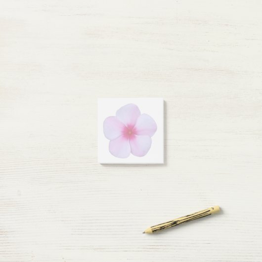Light Pink Phlox Sticky Notes (Op bureau)