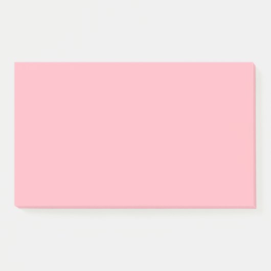 Light Pink Simple 10" x 6" Post-it® Notes (Voorkant)