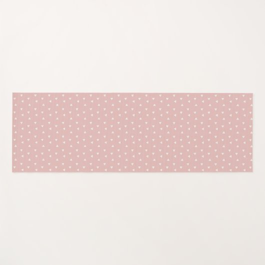 Light Pink Triangles Pattern Yoga Mat (Voorkant (horizontaal))