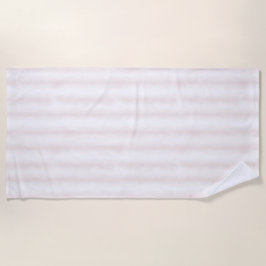 Light Pink White Stripes Strandlaken