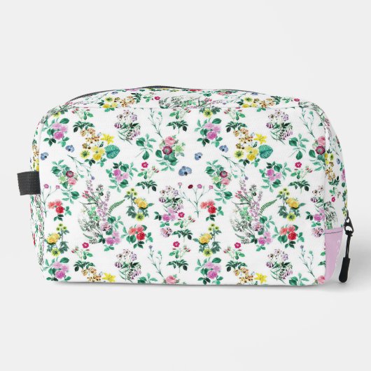Light Pretty Summer Floral Personalised Toilettasje (Voorkant)