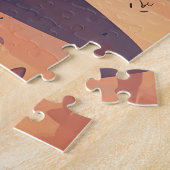Light Purple Cowgirl Hat Floating In Desert Legpuzzel (Zijkant)