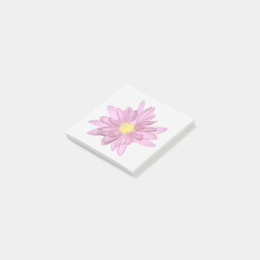 Light Purple Gerbera Sticky Notes (Schuin)