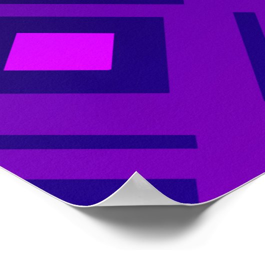 Light Purple layout with lines, rectangle. Shining Poster (Hoek)
