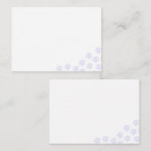 Light Purple Puppy Paw Prints  Notitiekaartje (Voorkant / Achterkant)