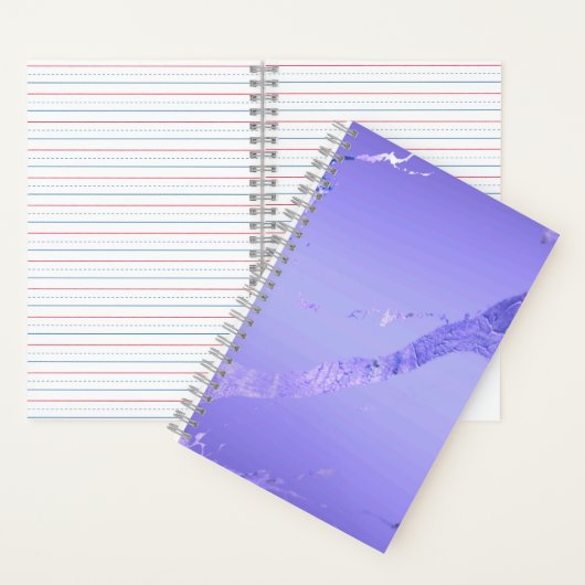 Light Purple with Metallic Accents Notebook Notitieboek (Binnen)