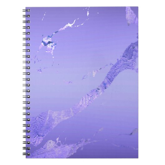 Light Purple with Metallic Accents Notebook Notitieboek (Voorkant)