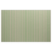 Light Roze en Forest Green Stripes Pattern Stof (Yard (91,4 cm))