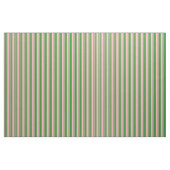 Light Roze en Forest Green Stripes Pattern Stof (Fat Quarter)