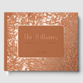 Light Rust Folie Gastboek Foto Gastboek Textuur Gastenboek (Voorkant)