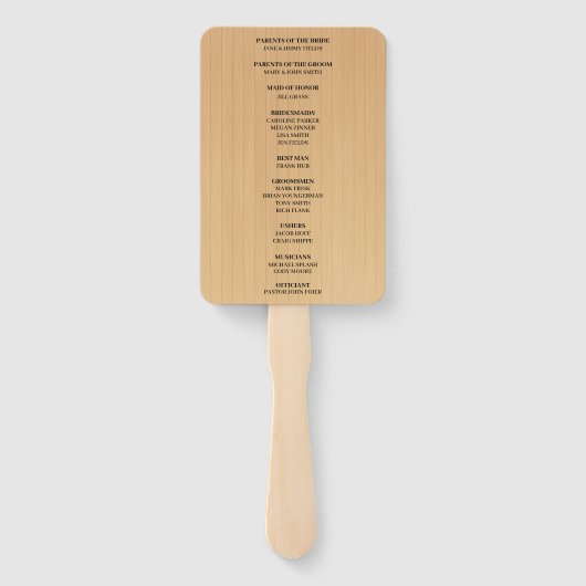 Light Rustic Blue Floral Mason Jars Wedding Handwaaier (Achterkant)